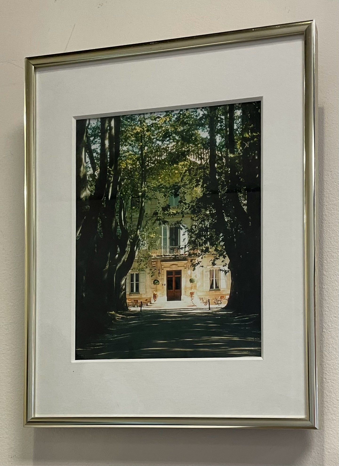 Framed Photograph of Southern Home