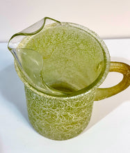 Load image into Gallery viewer, Vintage MCM Glass Spaghetti String Pitcher
