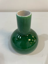 Load image into Gallery viewer, Small Gloss Green Ceramic Vase
