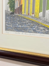 Load image into Gallery viewer, Framed Serigraph "Calle de San Juan" by Miguel Martinez Geigel, signed &amp; numbere
