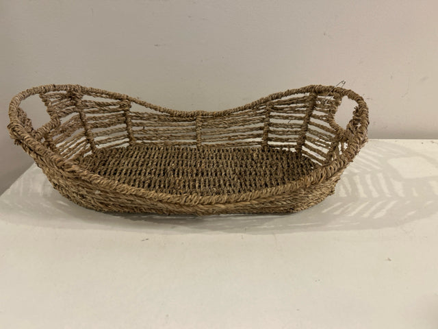 Oblong Rope Basket