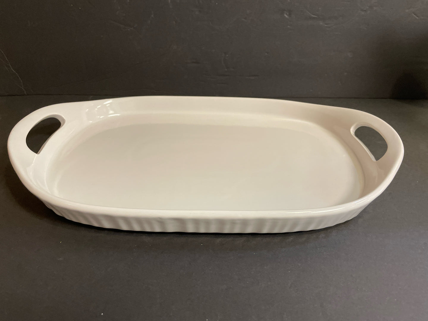 White Serving Platter from Corningware