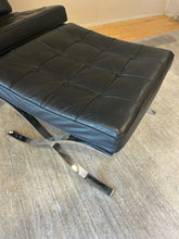 Load image into Gallery viewer, MCM Reproduction Mies Van Der Rohr Knoll Stainless Steel Barcelona Chair &amp; Foot Stool
