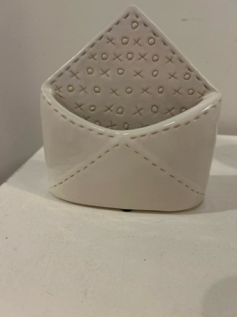 Ceramic White Envelope