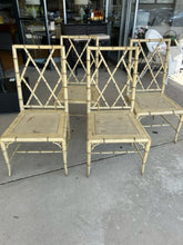 Load image into Gallery viewer, Four Chinese Chippendale Bamboo Style Dining Chairs from Honquist Furniture
