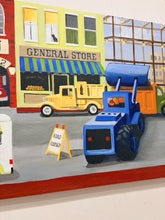 Load image into Gallery viewer, Colorful Canvas Art Print of Vehicles from Pottery Barn Kids
