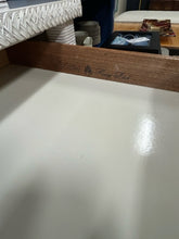 Load image into Gallery viewer, 4 Drawer White Wicker Desk with Laminate Top &amp; Chair from Henry Link
