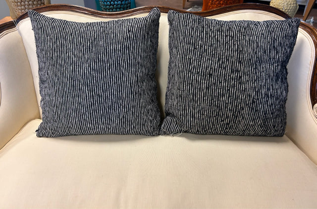 Pair  of Black & White Throw Pillows from CB2