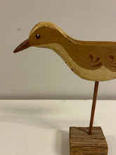 Load image into Gallery viewer, Folk Art Wood Bird Figurine
