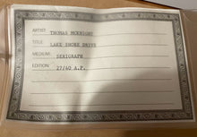 Load image into Gallery viewer, Framed Serigraph, &quot;Lake Shore Drive&quot; by Thomas McKnight, signed &amp; numbered
