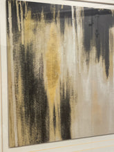 Load image into Gallery viewer, Black &amp; Yellow Contemporary Art Print
