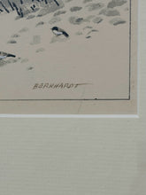 Load image into Gallery viewer, Original Watercolor "Rusted Roof Barn" by Bernhardt, signed
