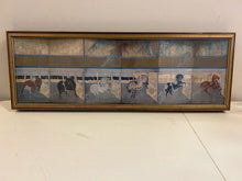 Load image into Gallery viewer, Vintage Bamboo Framed Japanese TripTych
