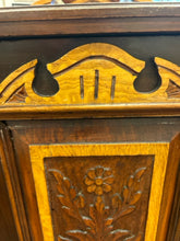 Load image into Gallery viewer, One Door Cabinet with Carved Wood Detail
