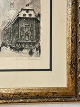 Load image into Gallery viewer, Etching of Winter Scene in Berlin by Kurt Pallmann, signed

