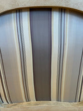 Load image into Gallery viewer, Pair of Vintage French Louis XV Style Fauteuils with Striped Upholstery
