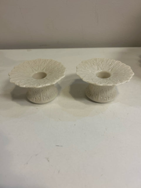 Pair of Porcelain Candleholders