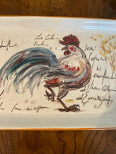 Load image into Gallery viewer, Rectangular Rooster Platter Made in Italy
