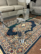 Load image into Gallery viewer, Glass Top Coffee Table with Adjustable Lucite Legs from Interlude Home

