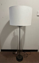 Load image into Gallery viewer, Promenade Floor Lamp Black w White Shade from Crate &amp; Barrel
