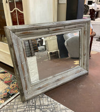 Load image into Gallery viewer, Rustic Faux Wood Framed Beveled Mirror from Privilege
