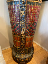 Load image into Gallery viewer, Life Size King Tut Sarcophagus Cabinet  with Interior Shelves
