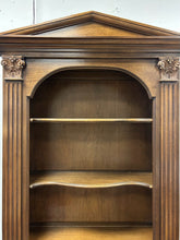 Load image into Gallery viewer, Vintage Three Shelf Bookcase with Two Door Cabinet
