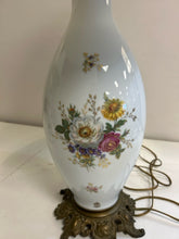 Load image into Gallery viewer, Pair of  Rosenthal Kunstabteilung Selb Germany Handmade Porcelain Table Lamps with Brass Base
