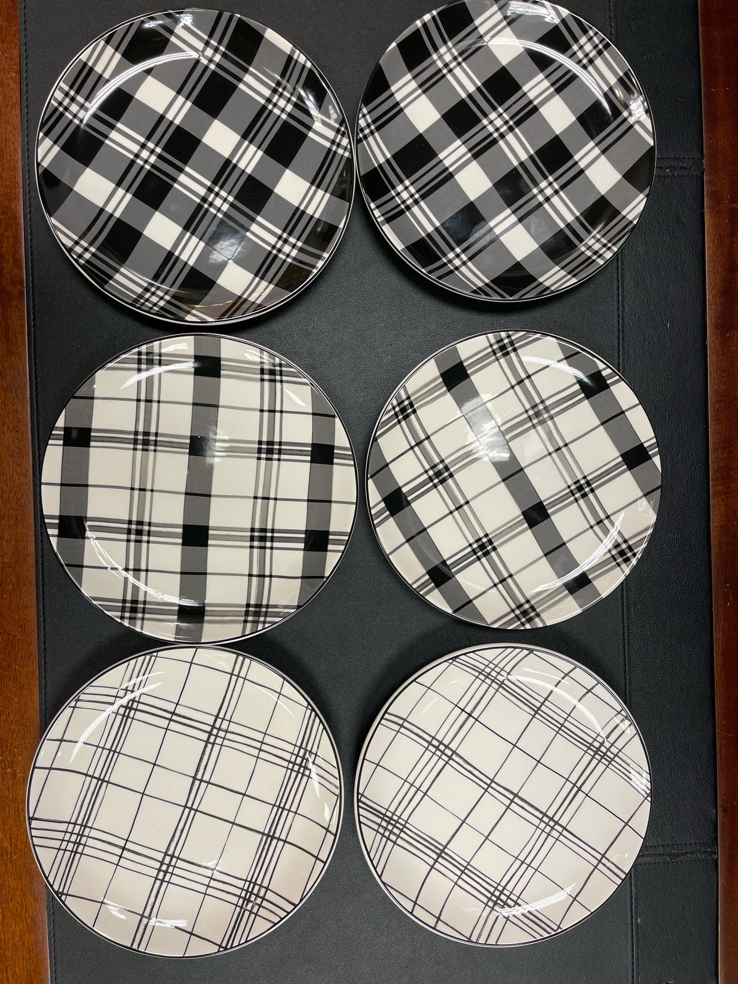 Six  Black & White  Plates from Robert Stanley Home Collection