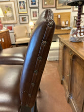 Load image into Gallery viewer, Pair of Leather Bar Stools from Ethan Allen
