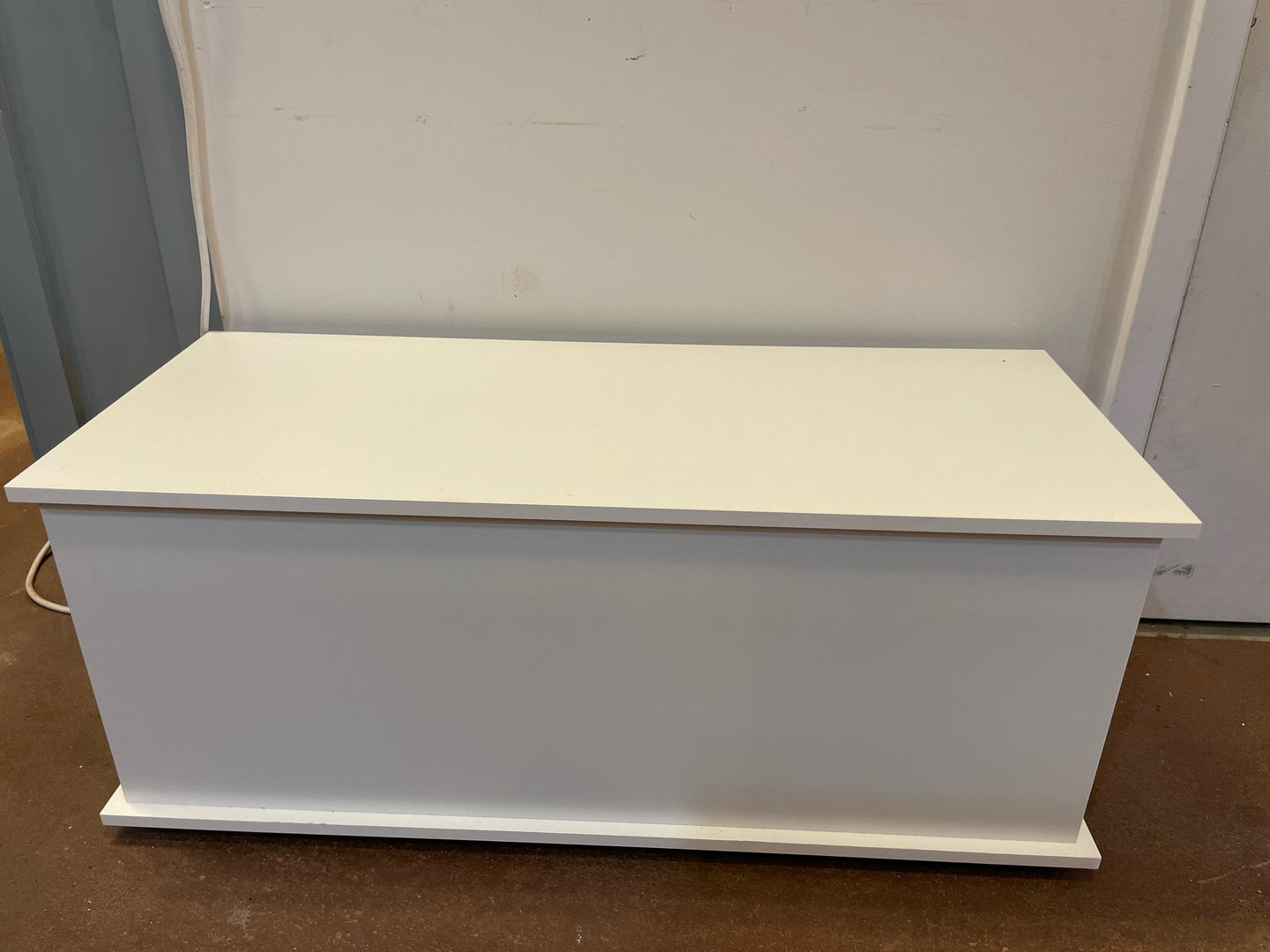 White Laminated Storage Chest