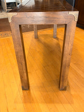 Load image into Gallery viewer, Oak Parsons Console Table from Henredon
