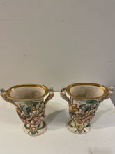 Load image into Gallery viewer, Pair of Vintage Capodimonte Vases
