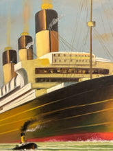 Load image into Gallery viewer, Framed Acrylic &quot;White Star Line, The Majestic&quot;
