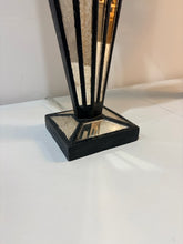 Load image into Gallery viewer, Pair of Contemporary Mirrored Black Table Lamps

