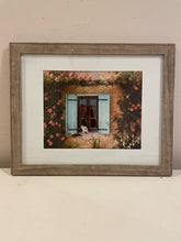 Load image into Gallery viewer, Framed Photograph of Cat on Windowsill
