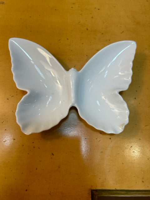 White Porcelain Butterfly Dish