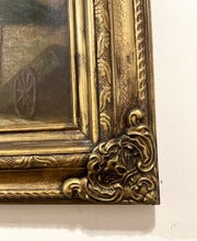 Load image into Gallery viewer, Framed Canvas Reproduction of Westermarkt  in Amsterdam by Cornelis Springer

