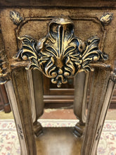 Load image into Gallery viewer, Ornate Regency Style Giltwood &amp; Marble Top Pedestal
