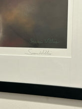 Load image into Gallery viewer, Original Giclee "Blue Flower" by Susan Willis, signed &amp; numbered
