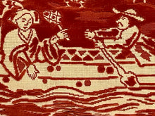 Load image into Gallery viewer, Custom Upholstered Lumbar Pillow with Asian Detail
