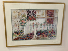 Load image into Gallery viewer, Framed Print of Garden by Robert Fleming, signed
