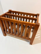 Load image into Gallery viewer, Mission Style Wood Magazine Holder
