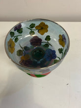 Load image into Gallery viewer, Glass Pansy Compote Dish from Mackenzie Childs
