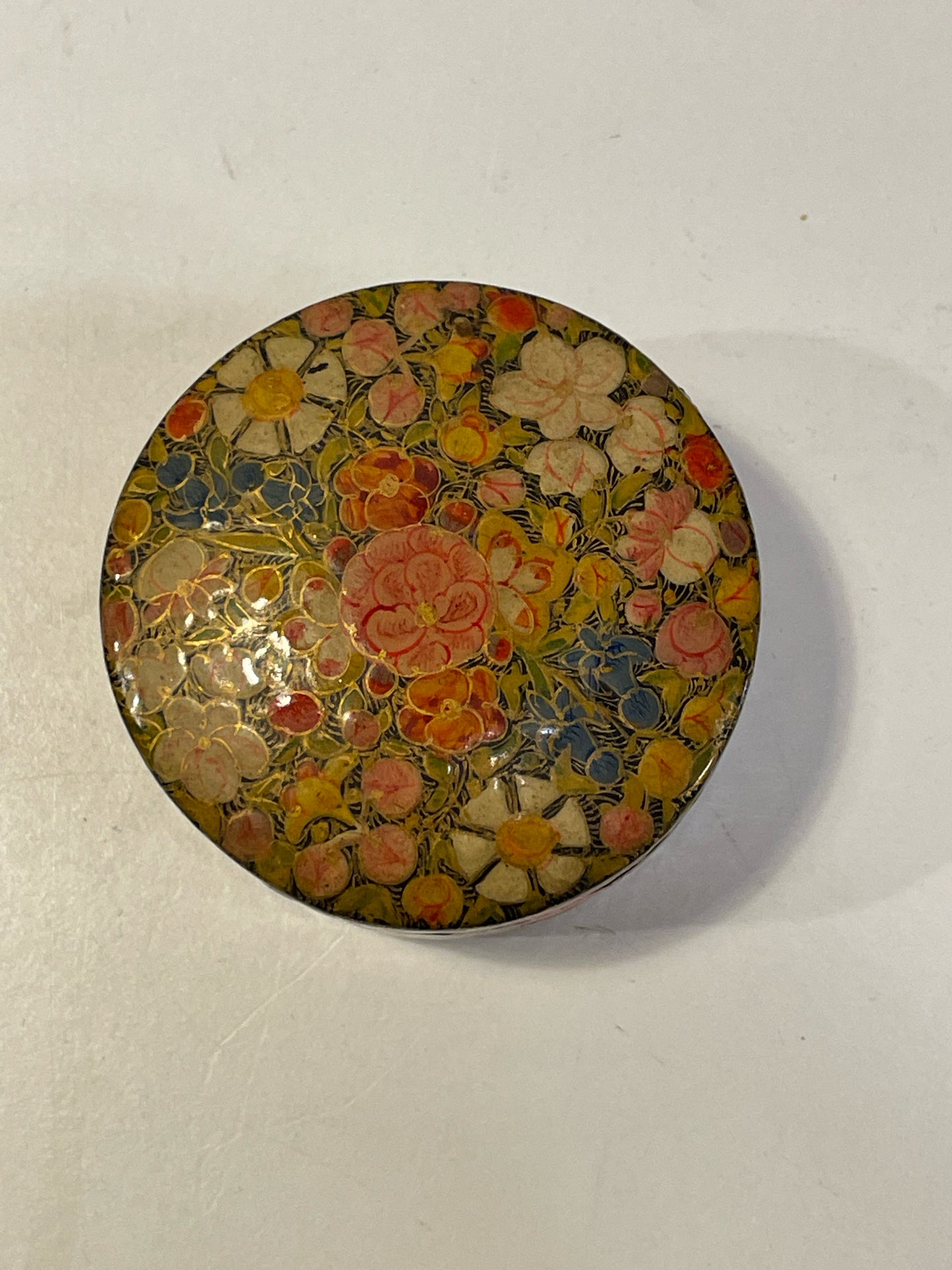 Small Floral Lacquered Box