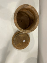 Load image into Gallery viewer, Ceramic Canister with Wood Lid
