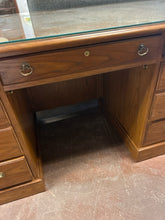 Load image into Gallery viewer, Six Drawer Desk with Glass Top from Drexel Heritage Furniture
