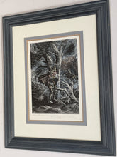 Load image into Gallery viewer, Framed Etching &quot;Washington Post Valley Forge&quot;  by Wincenty Gawron
