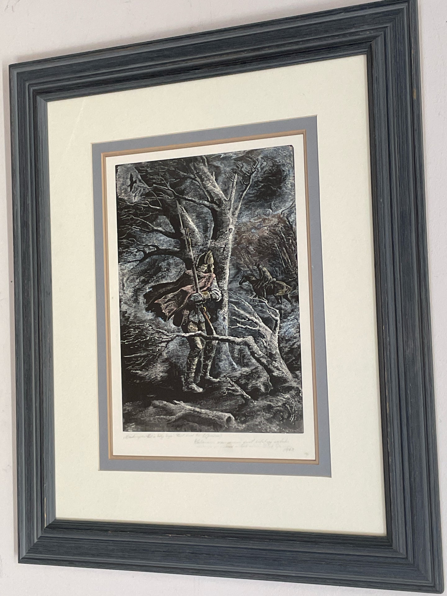 Framed Etching 