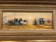 Load image into Gallery viewer, Vintage Seaside Impressionist Oil Painting (III), signed

